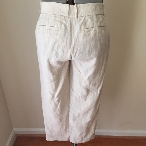 🚫SOLD🚫 J. Crew Tailored Linen Cropped Pant - Picture 4 of 4
