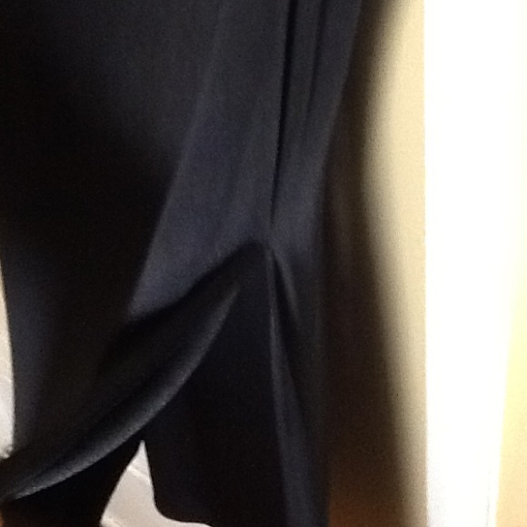 Black Blouse w/Asymmetrical Hem - Picture 4 of 4