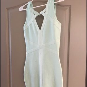 Guess by Marciano Light Blue Bodycon Dress