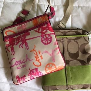 2 coach bags