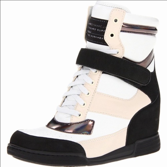 marc jacobs wedge sneakers