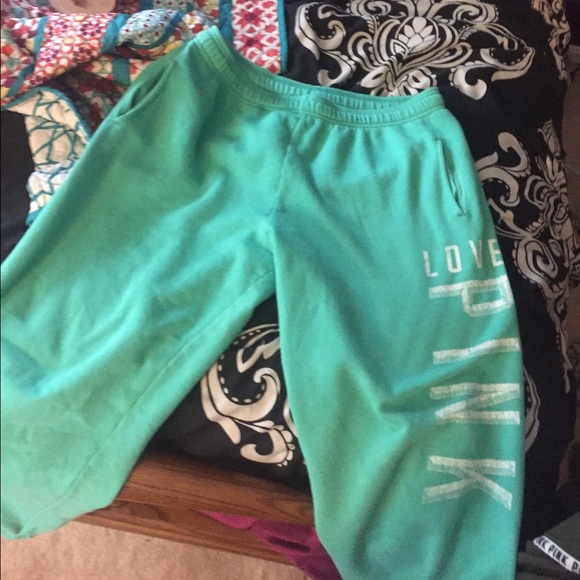 Pink sweatpants
