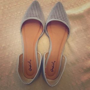 Cute gray flats