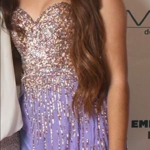 Sherri Hill Short Sequin Dress
