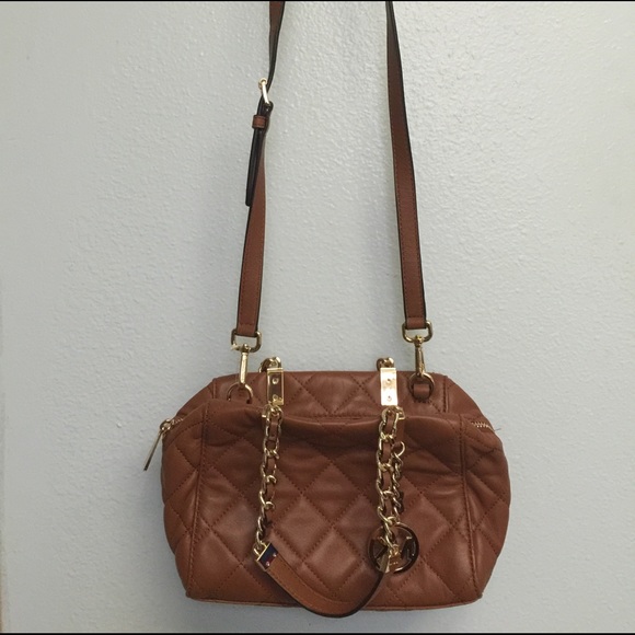 🚫SOLD🚫NWT MK Walnut Leather Susannah Quilted