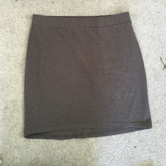 Grey Pencil skirt