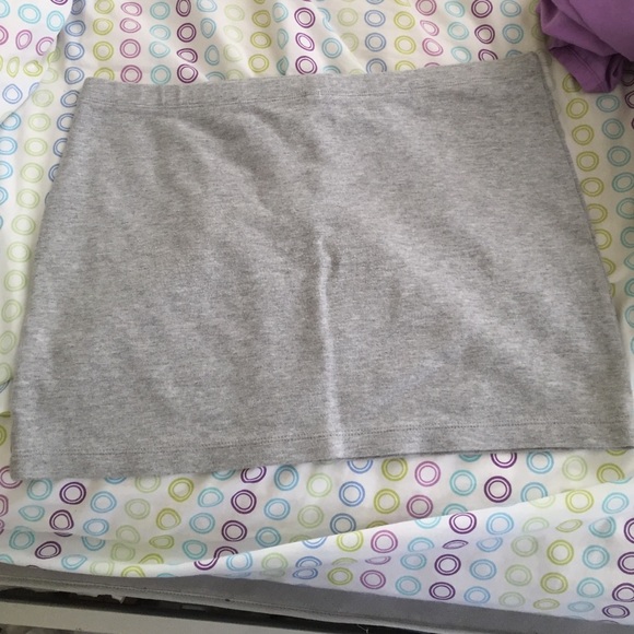 Grey Pencil Skirt