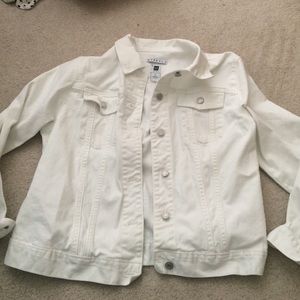 Gap White Jean Jacket