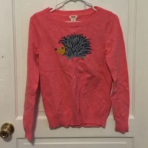 Pink hedgehog sweatshirt