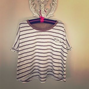 Pearly Striped Top
