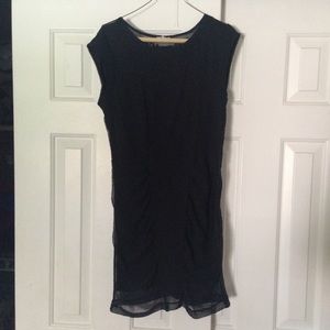 Black fitted dress w back detailing