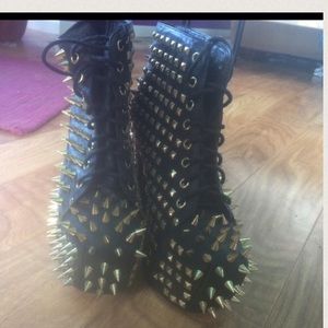 Jeffrey Campbell lita spike 2 in gold