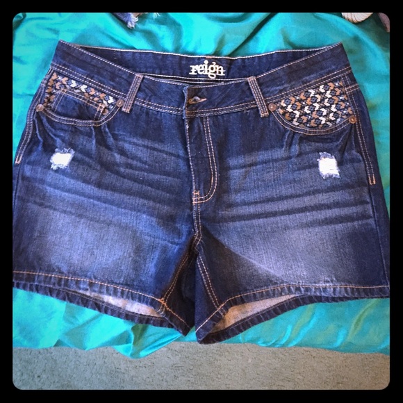 Reign jean shorts