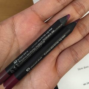 Sephora Nano Lipliners in Brilliant plum and berry