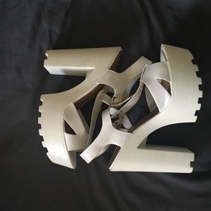 Platform Chunky Heels