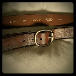 Classic Brown Leather Belt