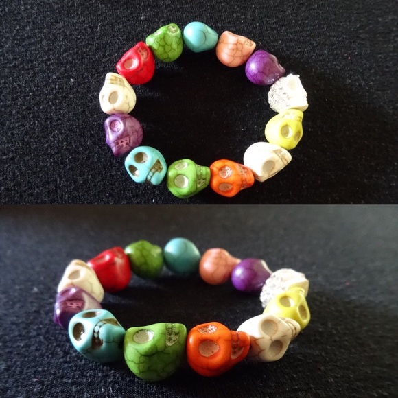 Handmade skull bracelet - Picture 1 of 1