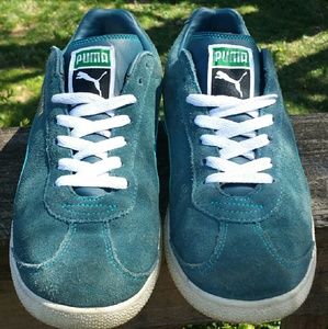 Puma "Flipper" womans size 9 Teal preowned