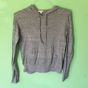 Gray tshirt hoodie