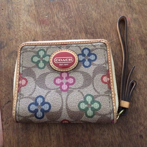 Cute multi colored wallet/ negotiable