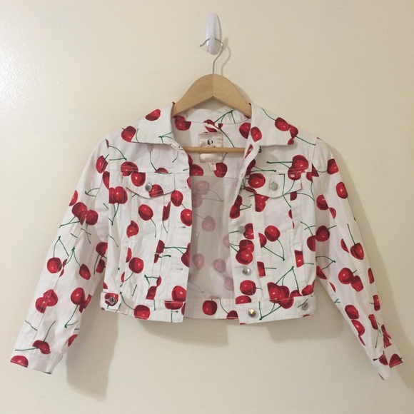 Marilyn Monroe Cherry Cropped Jacket