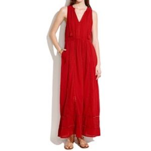 madewell piazza maxi dress.