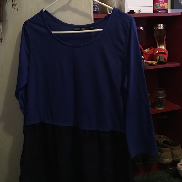 Blue long shirt