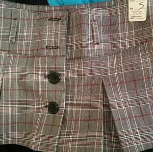 Mini plaid skirt