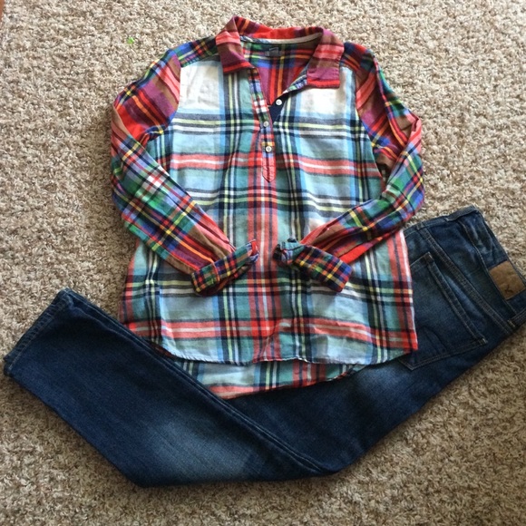 aerie Tops - Plaid top by Aerie