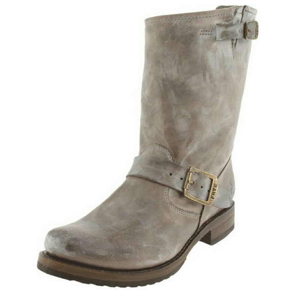 Frye Veronica Short Boot in Slate/Antiqued Leather