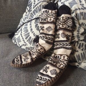Cozy knit mukluks