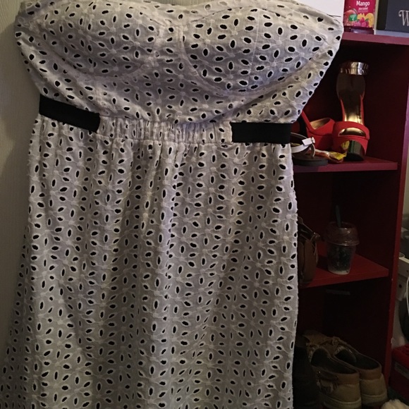 Strapless summer dress