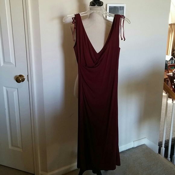 Banana Republic burgundy dress