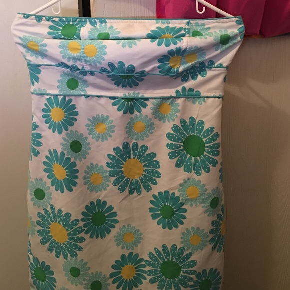 Strapless summer dress