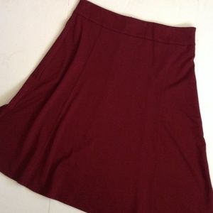 Midi Skirt Burgandy