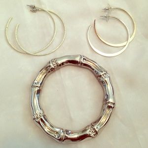 Bundle of Fun Silvertone Bangle