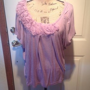 a.n.a short sleeve blouse
