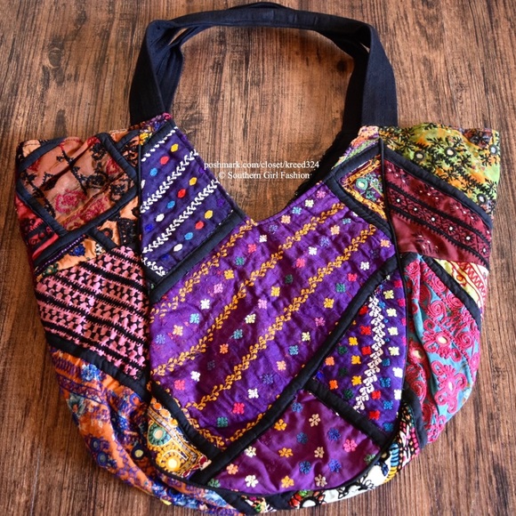 ANTIK BATIK Embroidered Bag Intricate Luxe Paris - Picture 3 of 5