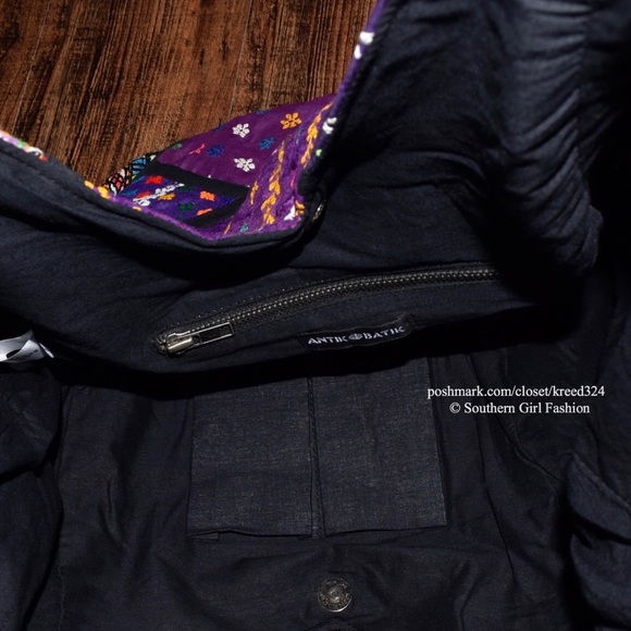 ANTIK BATIK Embroidered Bag Intricate Luxe Paris - Picture 4 of 5