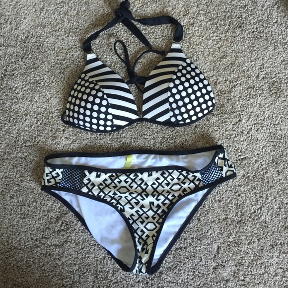 Black and Ivory Bikini S/M