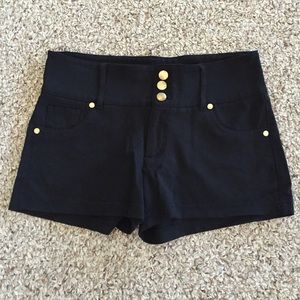 Black Short Shorts