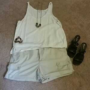 NEVER WORN! Tan/Khaki Shorts 100% Cotton