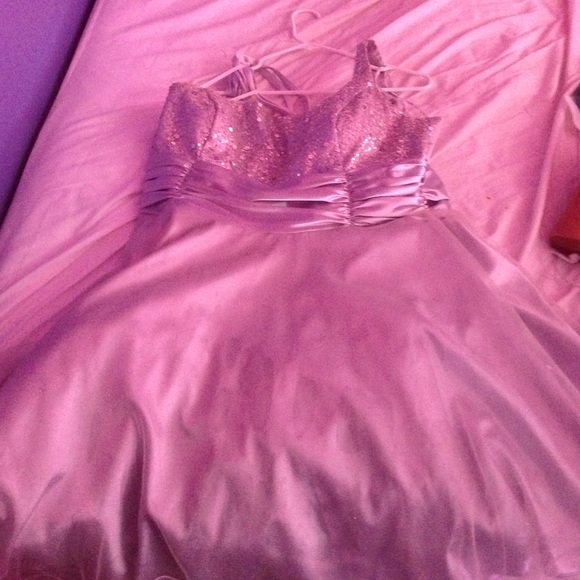 PLUS SIZE Silver Dress