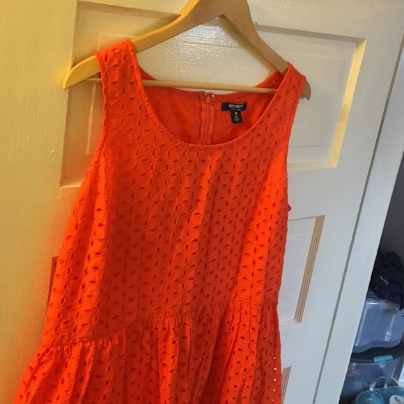 Old Navy Orange Dress Summer