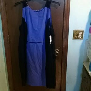 Black and purple dress