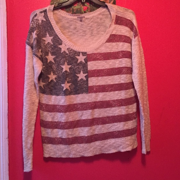 ON HOLD American flag sweater