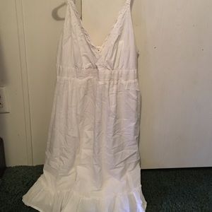 White peasant dress