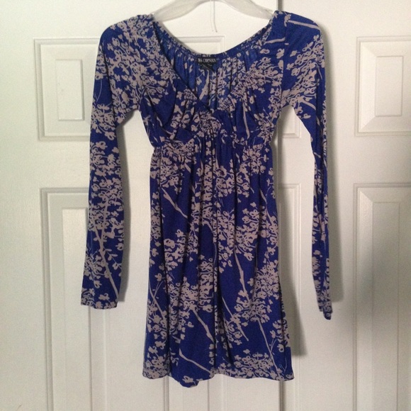Floral patterned baby doll tunic