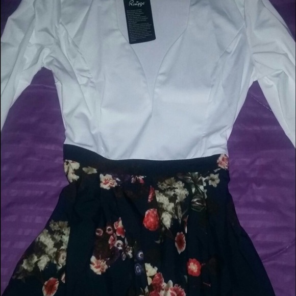 Floral mini dress - Picture 4 of 4