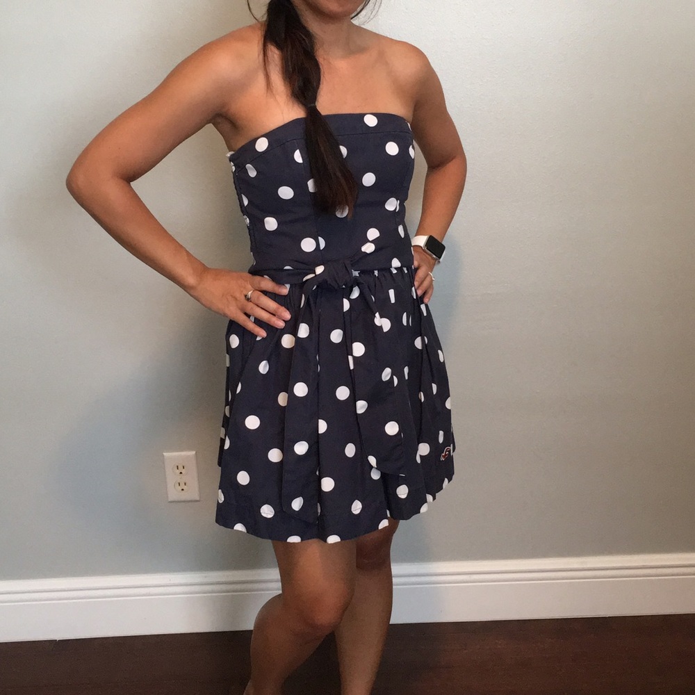 🚫SOLD🚫Hollister Polka Dot Dress - Picture 1 of 3